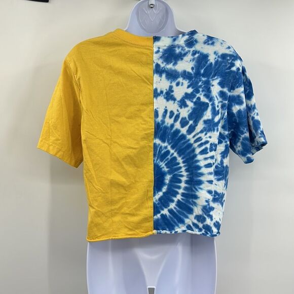 Dutch Bros Cropped Tie Dyed Tee Sz M - Picture 3 of 4